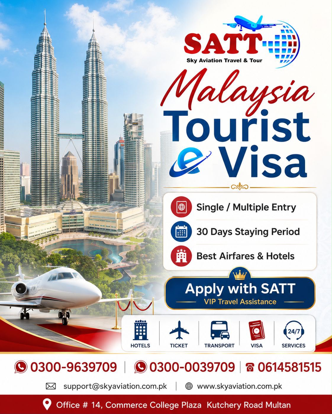 Malaysia Tourist Visa from Multan
