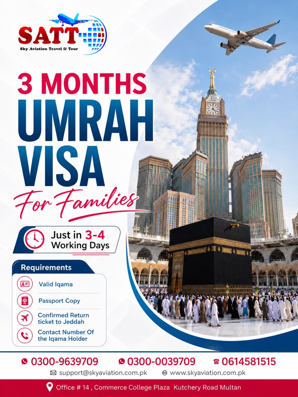 3 Months umrah Visa